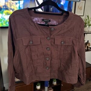 Torrid Women's Dark Brown Jean Jacket